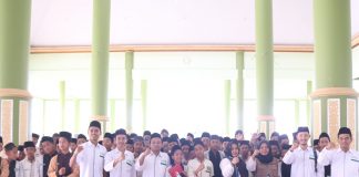 BAANAR (Badan Ansor Anti Narkoba) Jepara Sosialisasikan P4GN pada ratusan santri di Pondok Pesantren Manba'ul Ulum, Buaran, Mayong